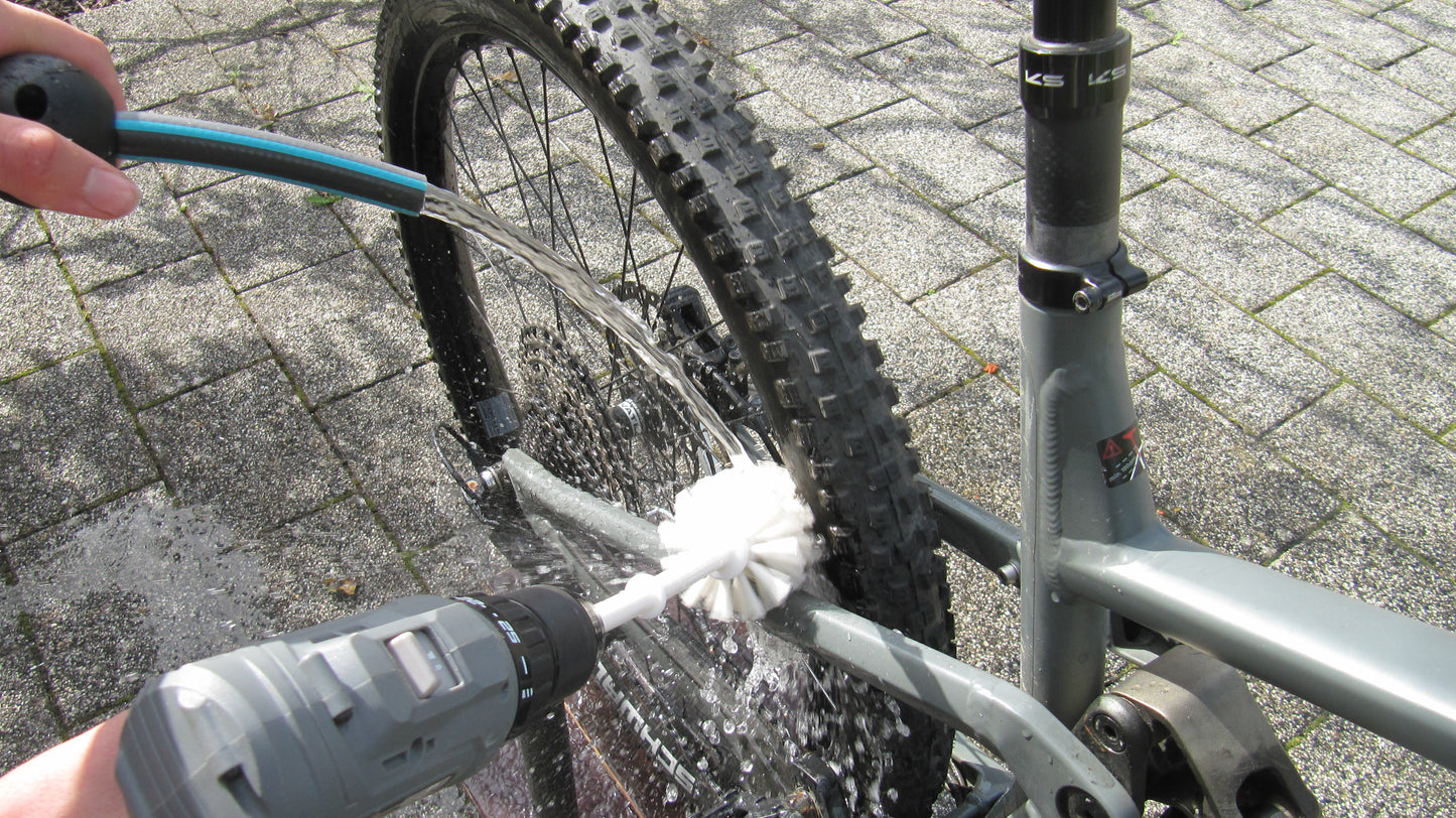Handbremse, Feststellbremse, Wegrollsperrre Fahrrad MTB, einfache Wegfahrsperre