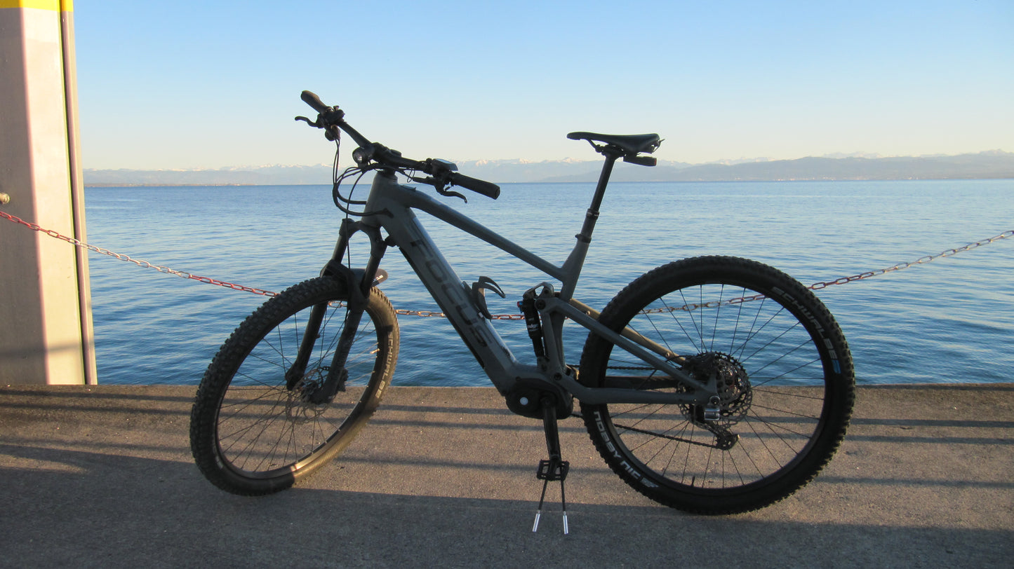 Handbremse, Feststellbremse, Wegrollsperrre Fahrrad MTB, einfache Wegfahrsperre