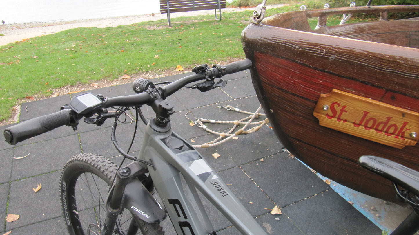 Handbremse, Feststellbremse, Wegrollsperrre Fahrrad MTB, einfache Wegfahrsperre