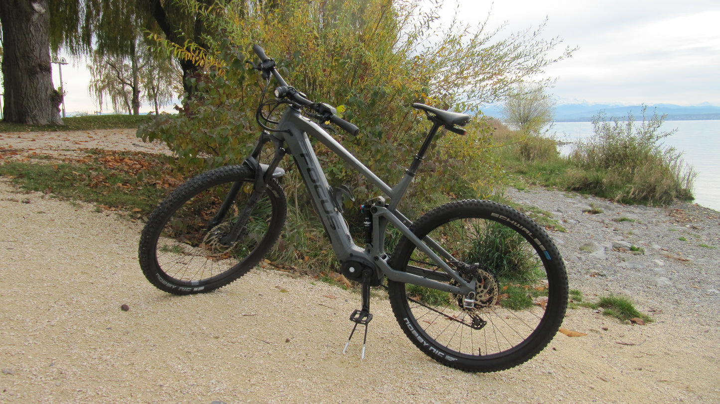 Handbremse, Feststellbremse, Wegrollsperrre Fahrrad MTB, einfache Wegfahrsperre