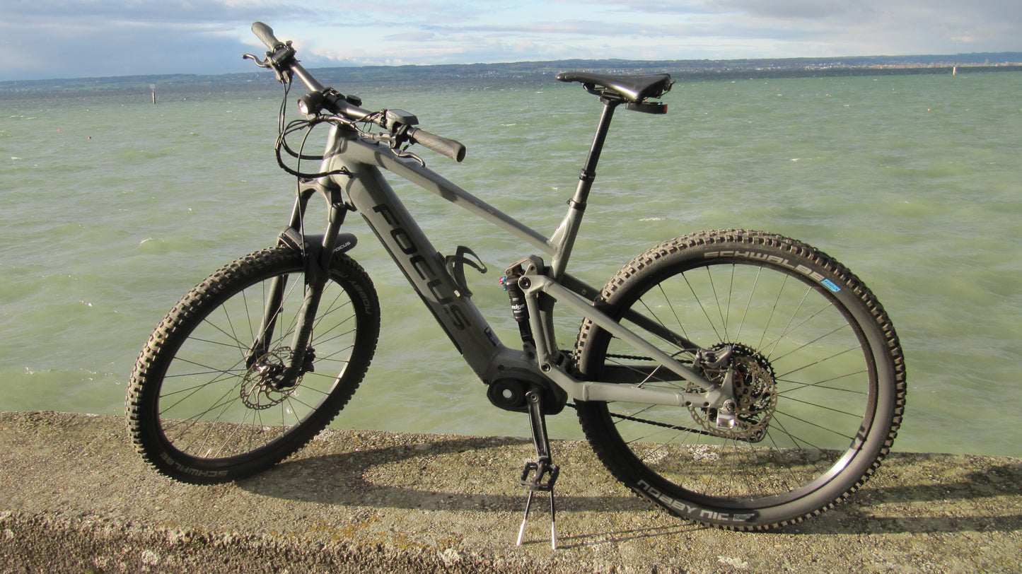 Handbremse, Feststellbremse, Wegrollsperrre Fahrrad MTB, einfache Wegfahrsperre