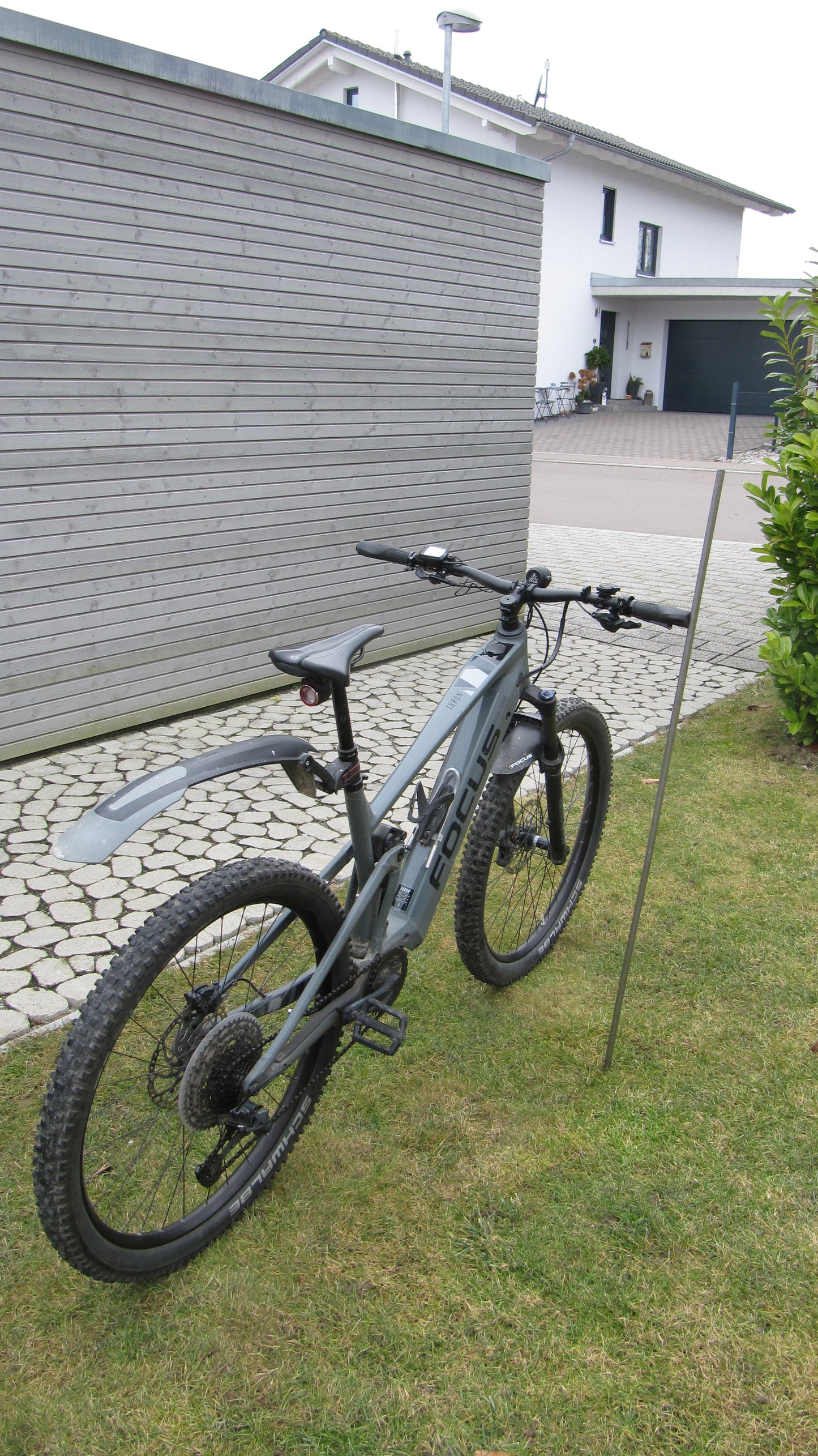 Handbremse, Feststellbremse, Wegrollsperrre Fahrrad MTB, einfache Wegfahrsperre