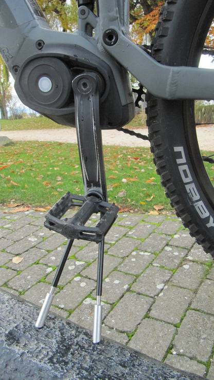 Handbremse, Feststellbremse, Wegrollsperrre Fahrrad MTB, einfache Wegfahrsperre