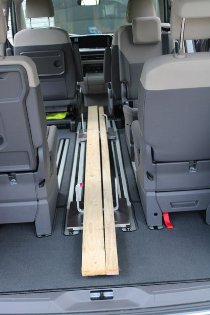 Transportkonsole VW Multivan T7 - Patentierte Schienenkonsole & Steckboard, Nutenstein Alternative
