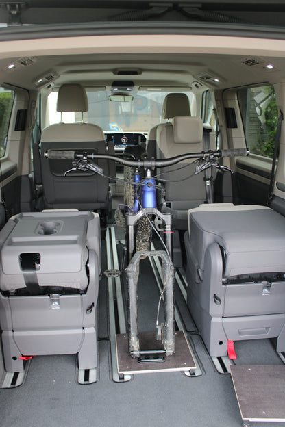 Transportkonsole VW Multivan T7 - Patentierte Schienenkonsole & Steckboard, Nutenstein Alternative
