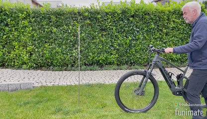 Handbremse, Feststellbremse, Wegrollsperrre Fahrrad MTB, einfache Wegfahrsperre