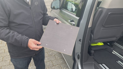 Transportkonsole VW Multivan T7 - Patentierte Schienenkonsole & Steckboard, Nutenstein Alternative