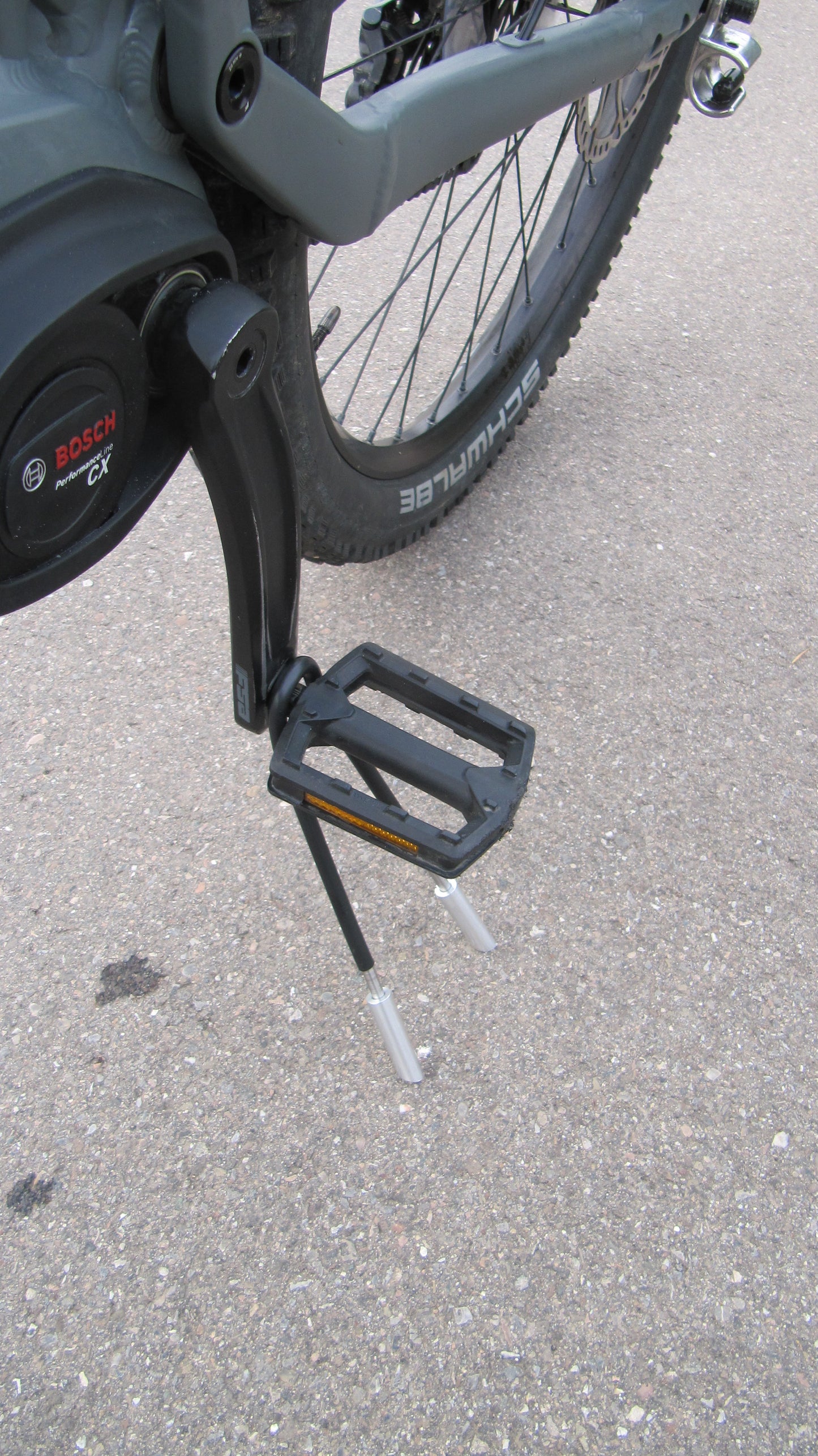 Fahrradständer mobil (E-)Fullyständer, abnehmbar, Pedalständer